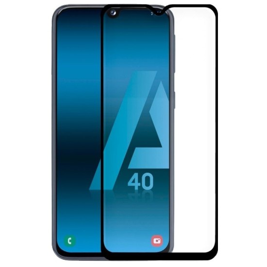 SCREEN GLASS PRTECTOR 10D SAMSUNG GALAXY A40 BLACK